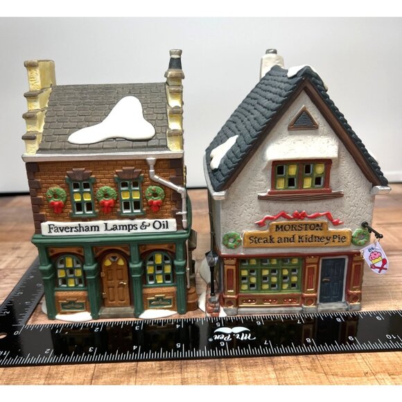 Dept 56 5832-7 Faversham Lamp & Oil Morston Steak & Kidney Pie Heritage Village - Picture 4 of 7